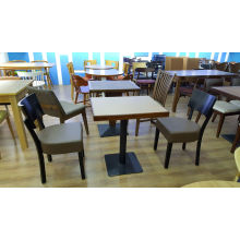 Italian Restaurant Furniture Design Wooden Table and Chair for Hotel